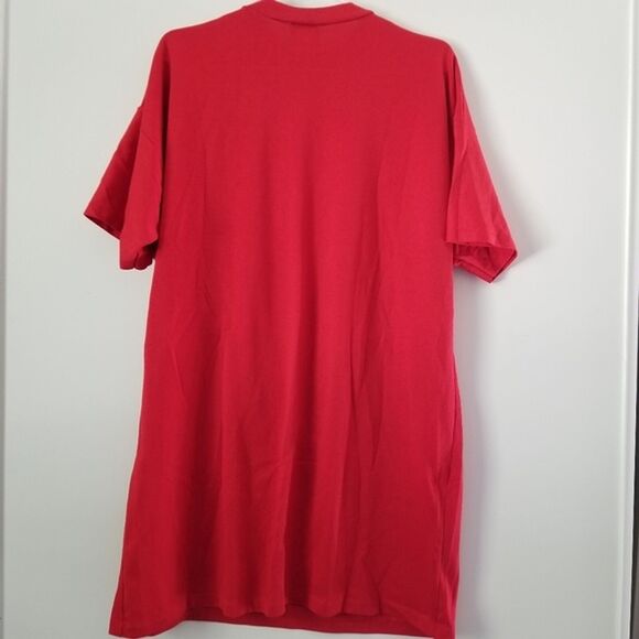 Vintage Christmas Santa and Reindeer  Shirt  Single Stitch - OS - Picture 10 of 10